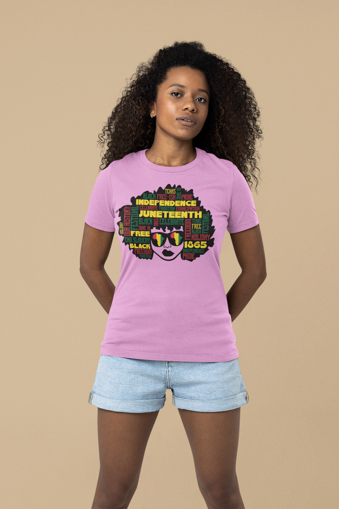 Afro Juneteenth Quote Women's Shirt