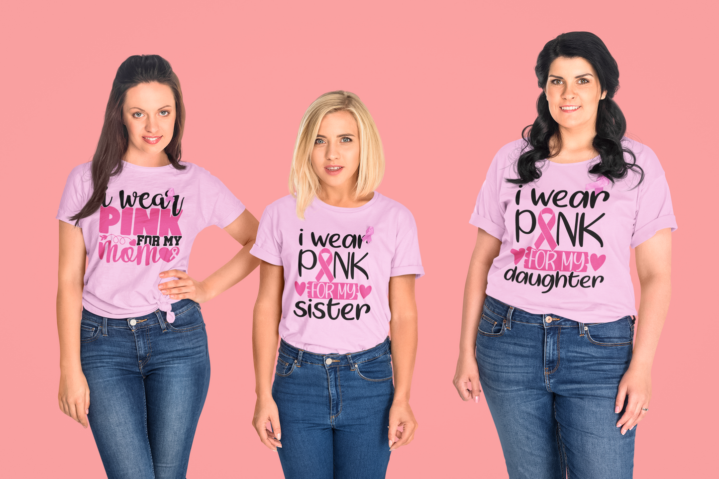 Breast Cancer Awareness I Wear Pink For Mom Unisex Shirt