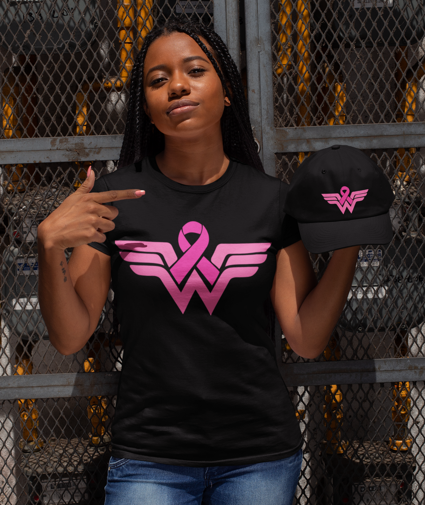 Breast Cancer Wonder Woman Shirt