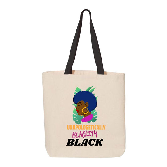 Blackity Black Canvas Tote   Blackity Black Canvas Tote