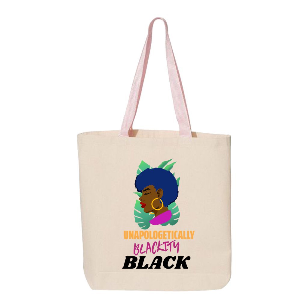 Blackity Black Canvas Tote    Blackity Black Canvas Tote