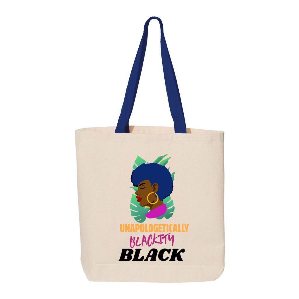 Blackity Black Canvas Tote    Blackity Black Canvas Tote