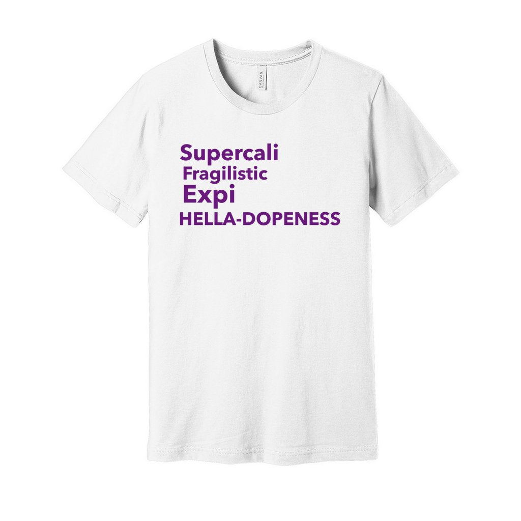 Super Hella Dopeness Tee-Purple FontCaptioned 2 A Tee