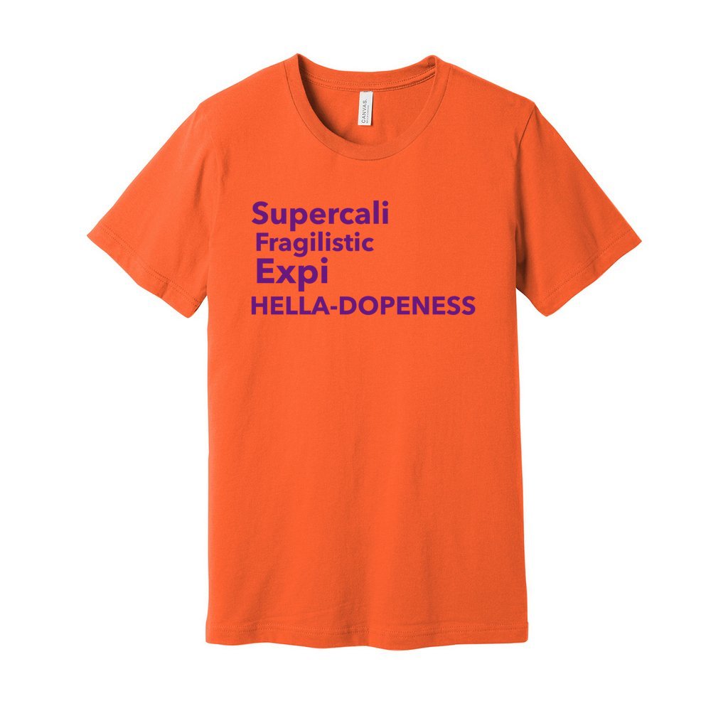 Super Hella Dopeness Tee-Purple FontCaptioned 2 A Tee