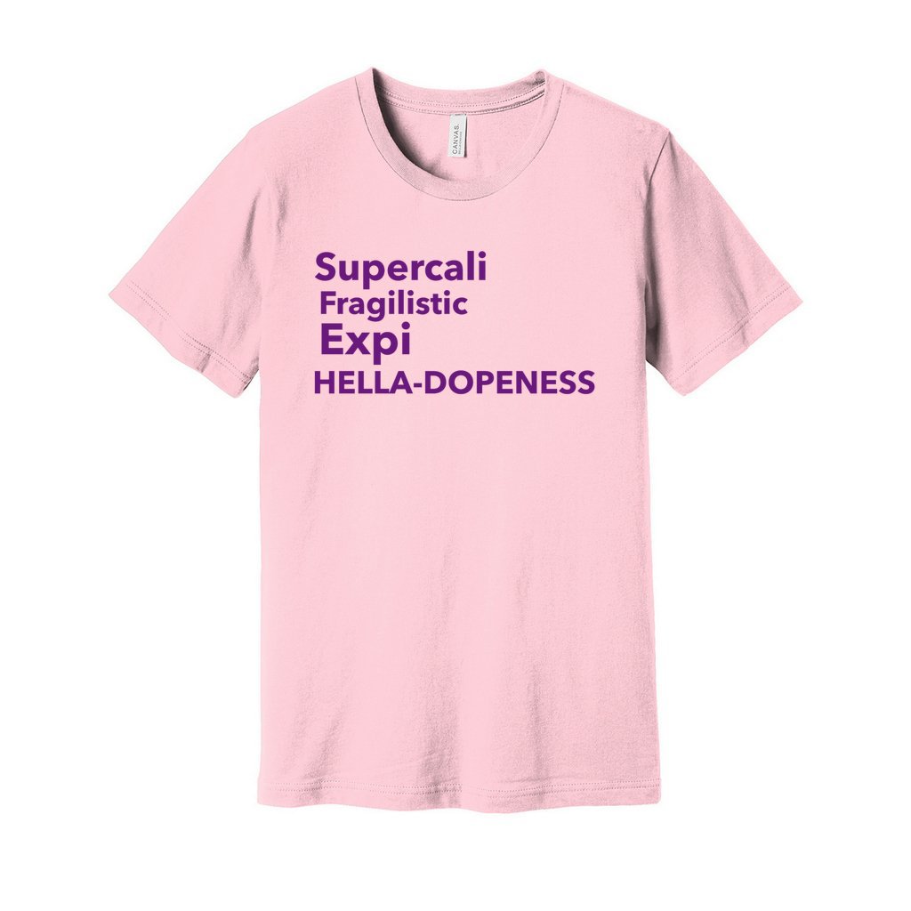 Super Hella Dopeness Tee-Purple FontCaptioned 2 A Tee