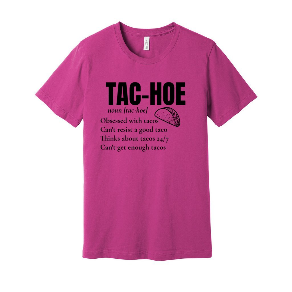 TAC-HOE SHIRT-Black FontCaptioned 2 A Tee