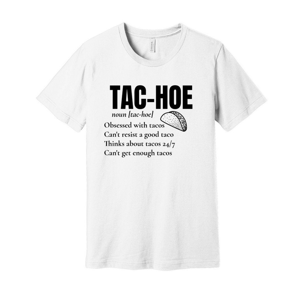 TAC-HOE SHIRT-Black FontCaptioned 2 A Tee