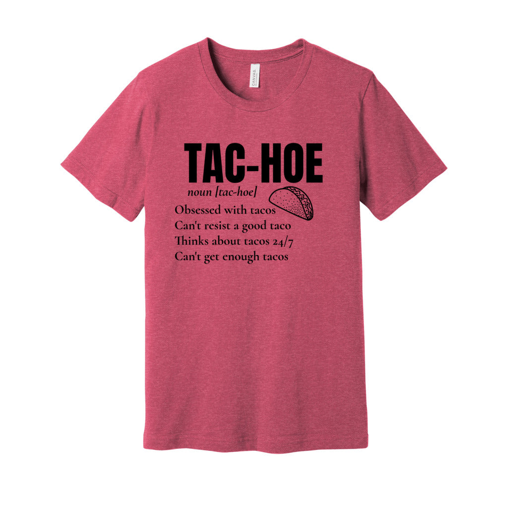 TAC-HOE SHIRT-Black FontCaptioned 2 A Tee