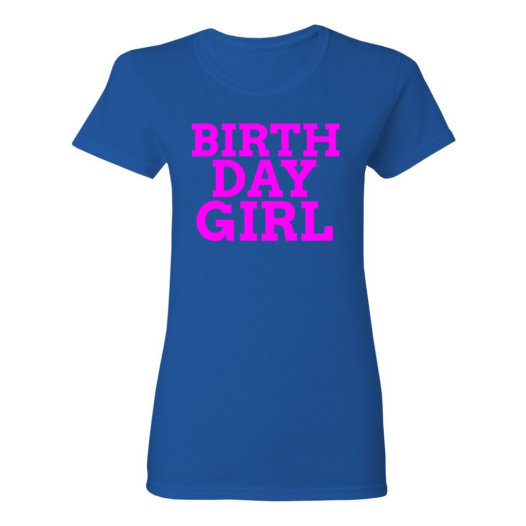 Women's Birthday Girl Shirt-Bright Magenta FontCaptioned 2 A Tee