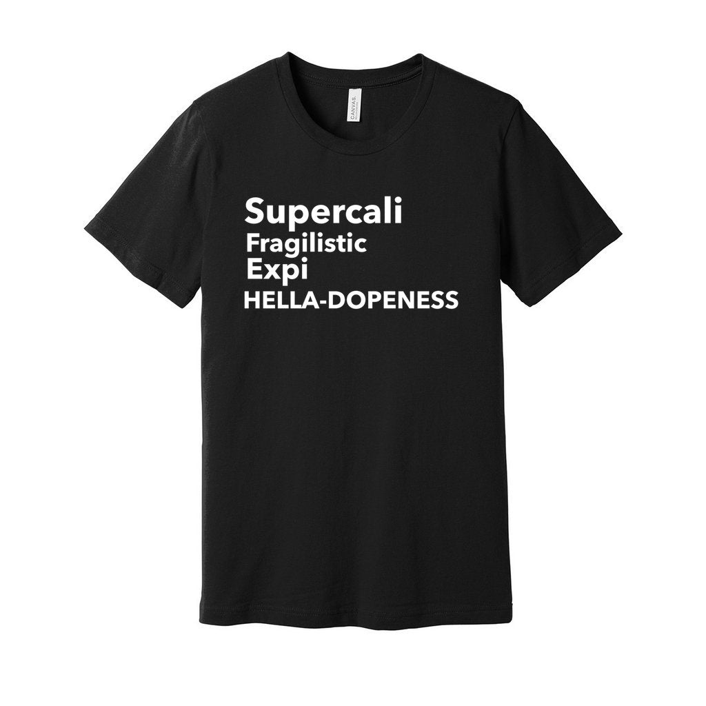 Super Hella Dopeness Tee-WhiteCaptioned 2 A Tee