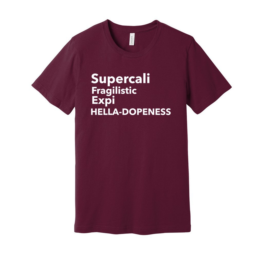 Super Hella Dopeness Tee-WhiteCaptioned 2 A Tee