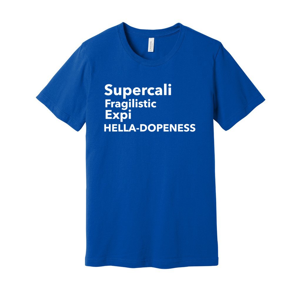 Super Hella Dopeness Tee-WhiteCaptioned 2 A Tee