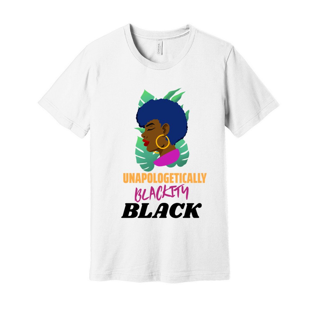 Ladies Blackity Afro Crewneck Tee   Ladies Blackity Afro Crewneck Tee