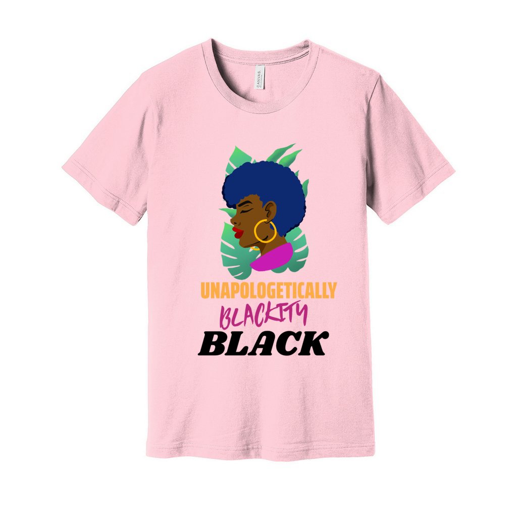 Ladies Blackity Afro Crewneck Tee   Ladies Blackity Afro Crewneck Tee