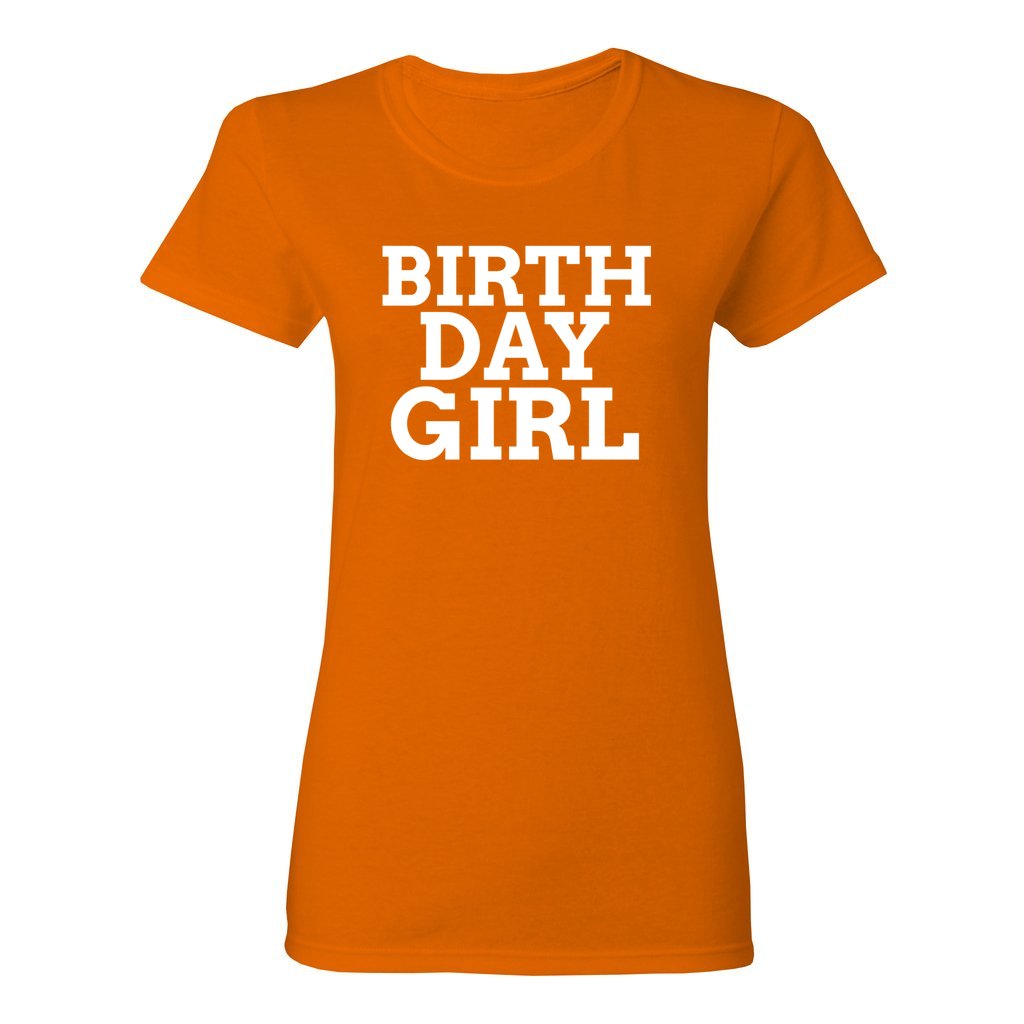 WOMEN'S BIRTHDAY GIRL SHIRT-White FontCaptioned 2 A Tee