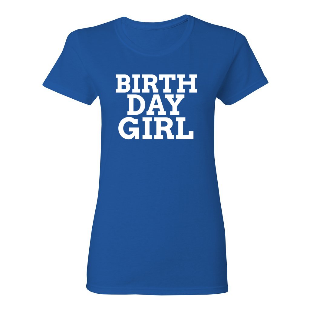 WOMEN'S BIRTHDAY GIRL SHIRT-White FontCaptioned 2 A Tee