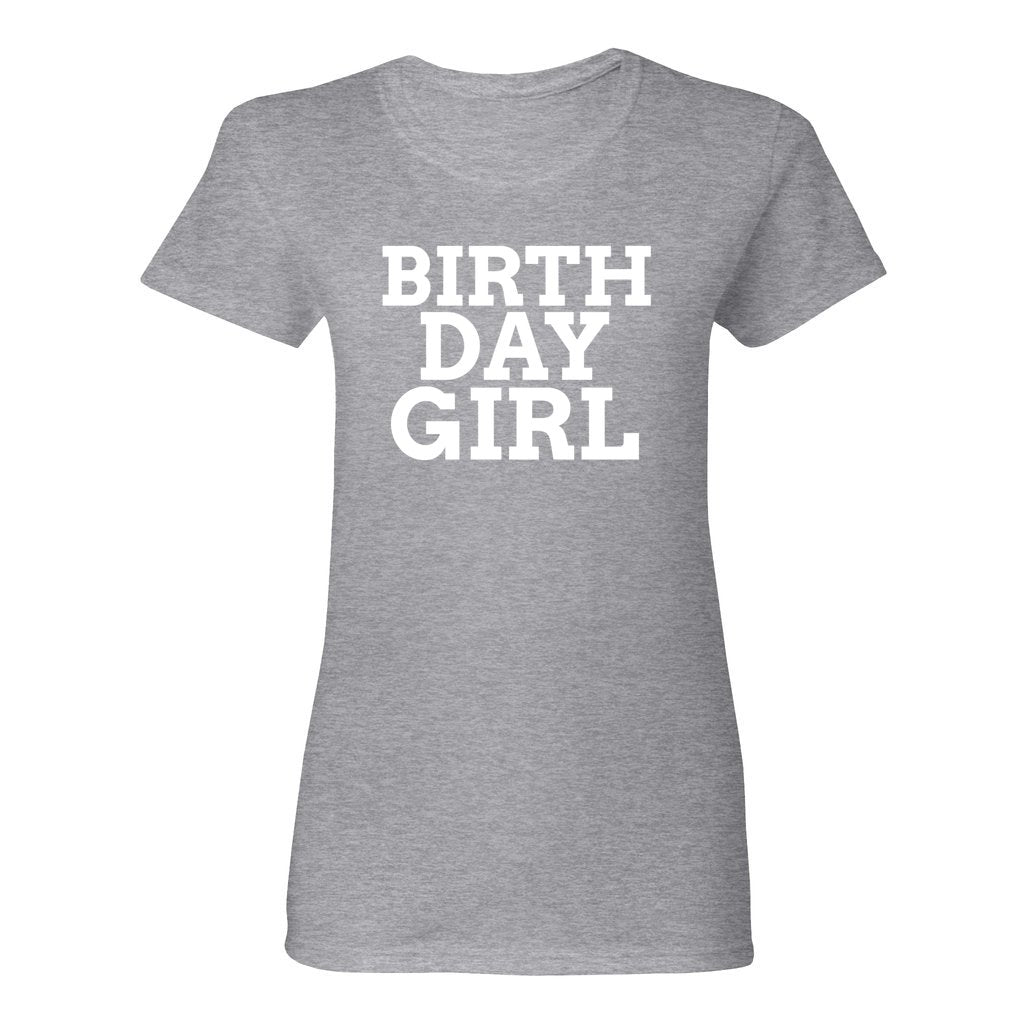 WOMEN'S BIRTHDAY GIRL SHIRT-White FontCaptioned 2 A Tee