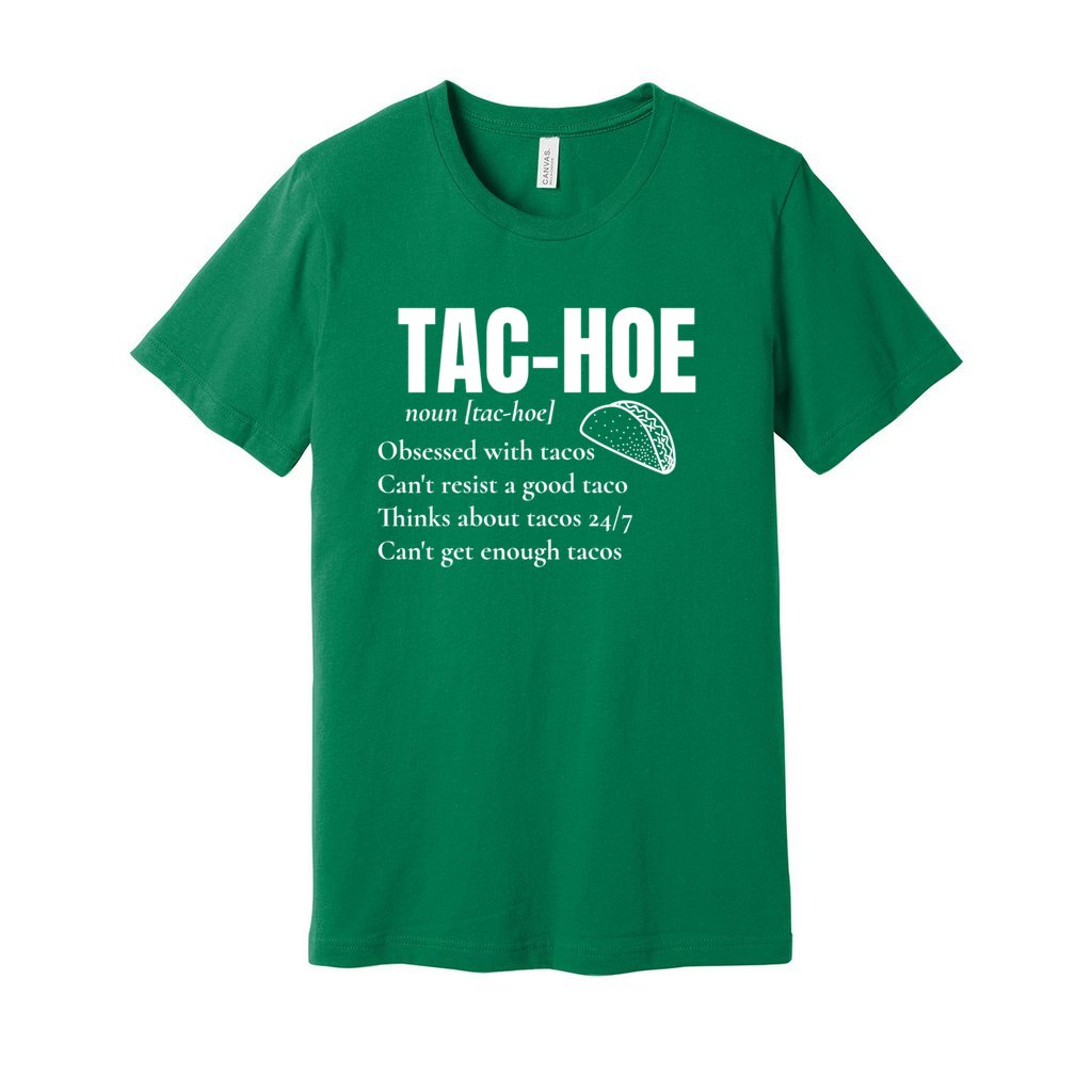 TAC-HOE SHIRT-White FontCaptioned 2 A Tee