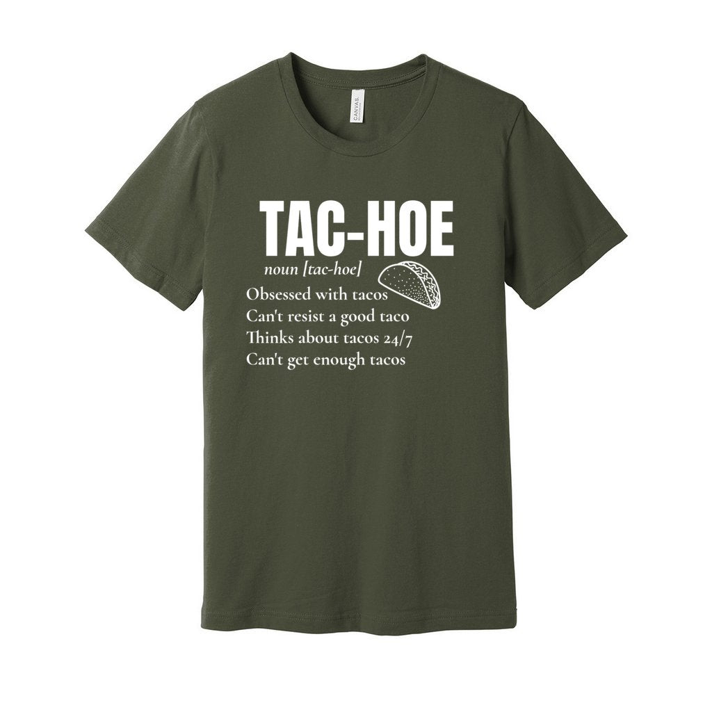 TAC-HOE SHIRT-White FontCaptioned 2 A Tee