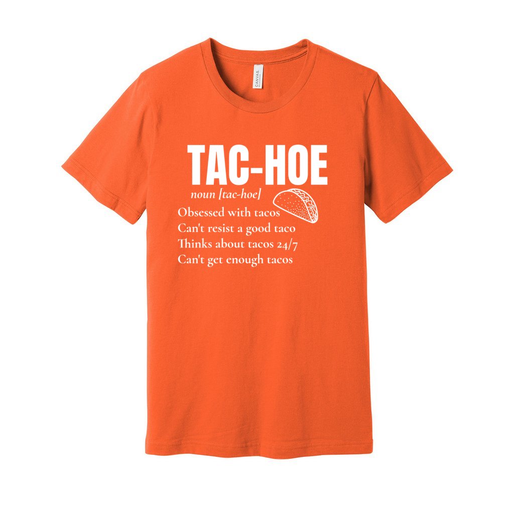 TAC-HOE SHIRT-White FontCaptioned 2 A Tee