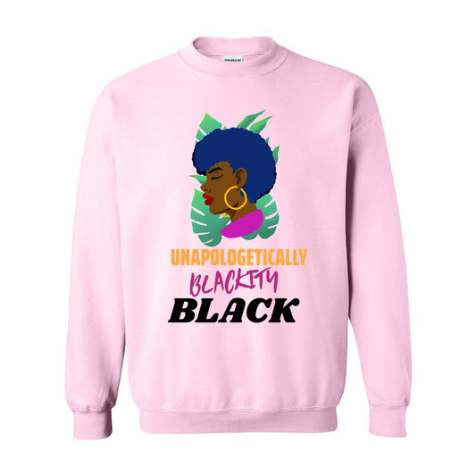 Ladies Blackity Afro Crewneck Sweatshirt    Ladies Blackity Afro Crewneck Sweatshirt