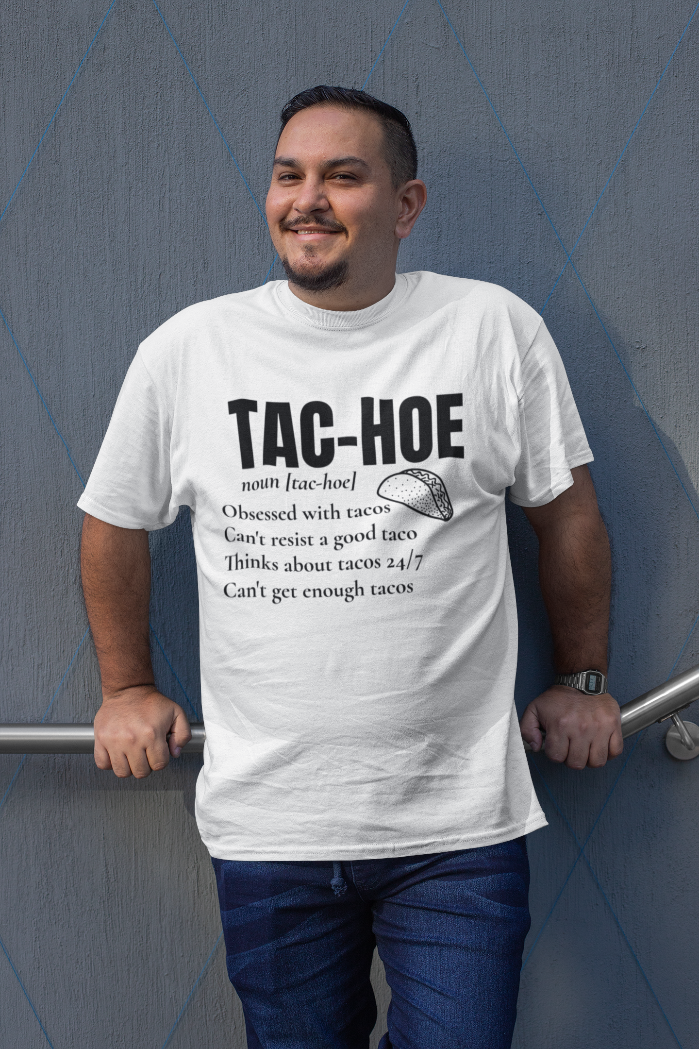 TAC-HOE SHIRT-Black FontCaptioned 2 A Tee