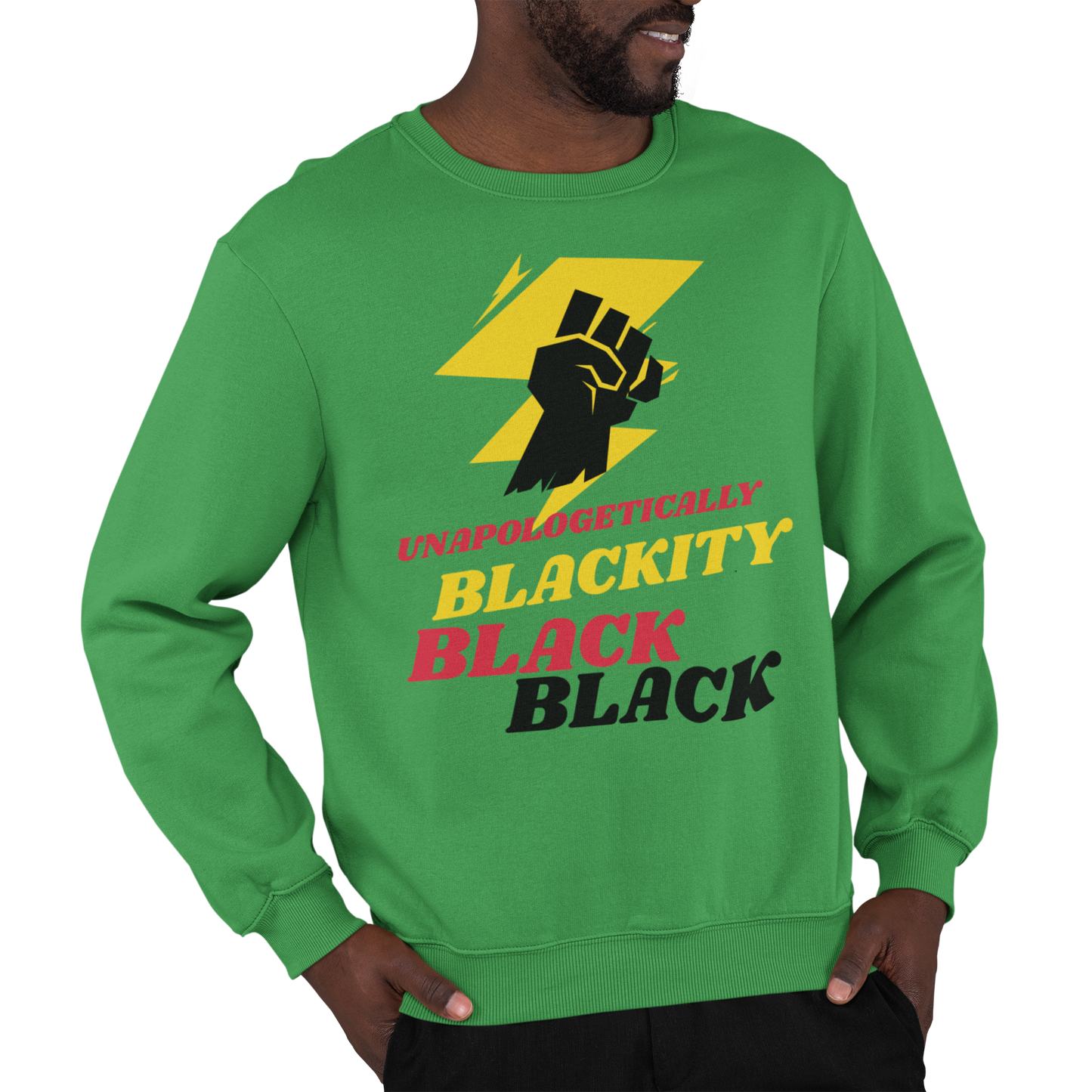 Blackity Black Unisex Crewneck Sweatshirt   Blackity Black Unisex Crewneck Sweatshirt